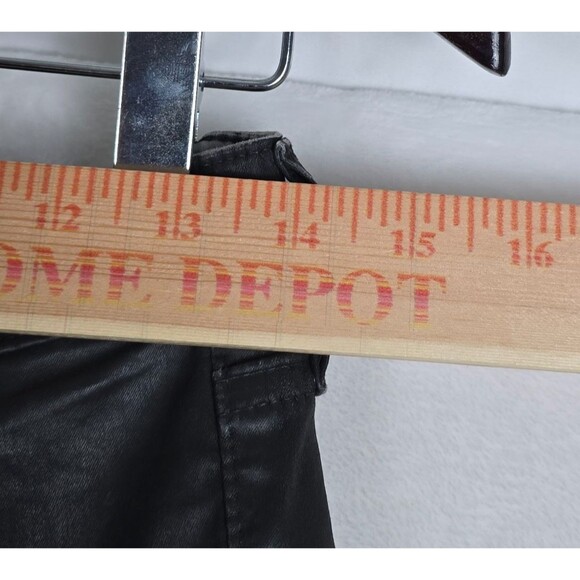 AG Adriano Legging Ankle Super Skinny Pants Women Black Coated Denim 27R Stretch - Picture 9 of 12